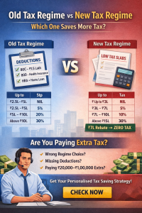 Old tax regime vs new tax regime comparison India
