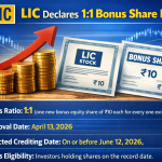LIC Bonus News 2026 1:1 bonus share details with eligibility and dates